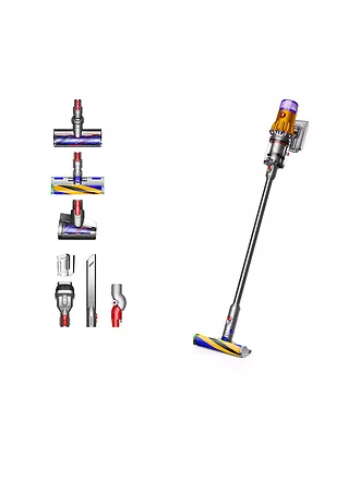 DYSON | Staubsauger V12 DETECT SLIM ABSOLUTE Nickel/Gelb | 